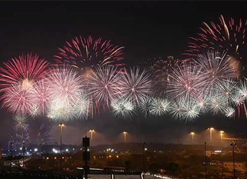 获嘉县焰火晚会